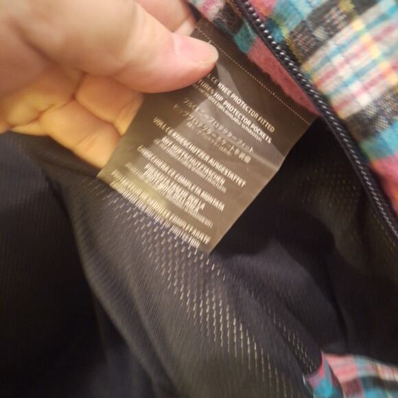 Stockodea Womens Medium Bike Shirt. Pink Flannel With Kevlar Inserts NWT - Picture 11 of 13